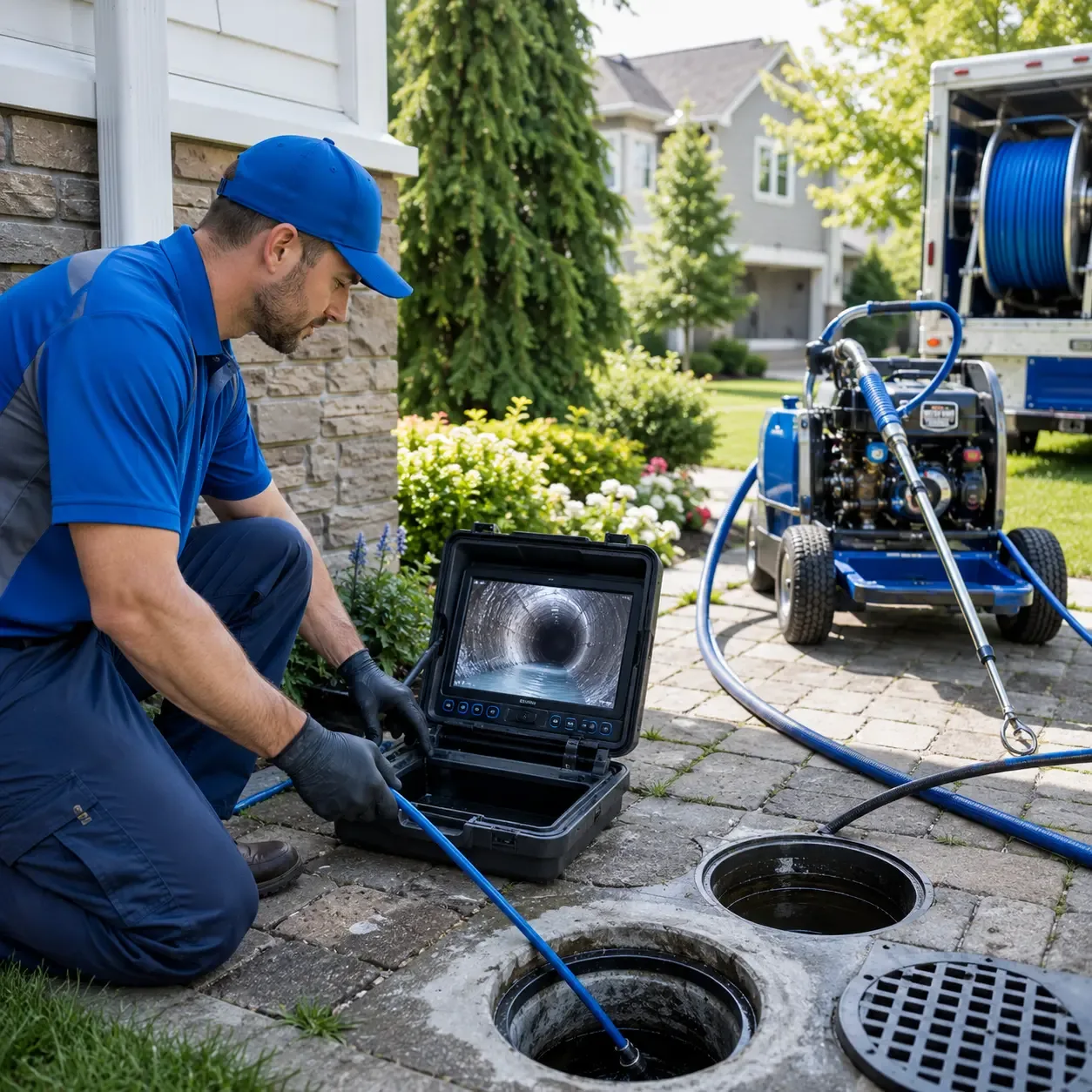 Outdoor drain cleaning professionals serving Palmer, IL